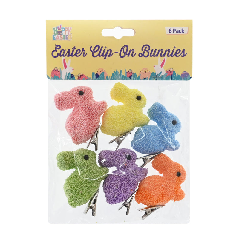 Easter Foam Bunny Hat Clip 6pk image 3