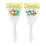 Easter Metallic Egg Pick 30cm 9pk Assorted image 4 – thumbnail