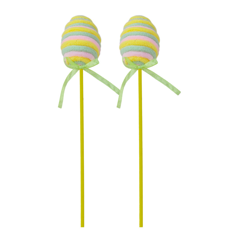Easter Plush Egg Pick 2pk 30cm Assorted image 3