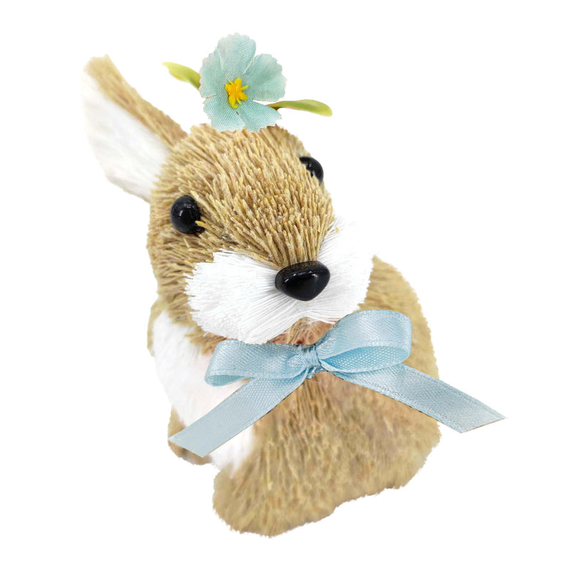 Sitting Mini Bunny with Bow Assorted image 2