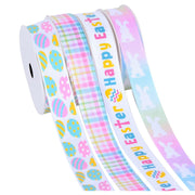 Roll of 15mm wide Easter ribbon 2m – thumbnail