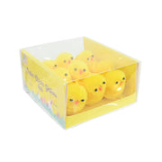 Pack of 9 yellow chenille Easter chicks – thumbnail