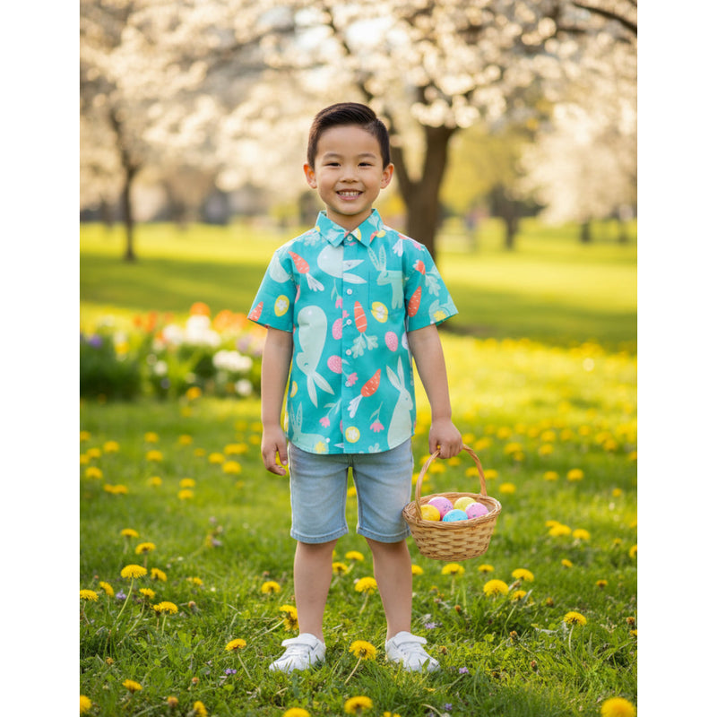 Easter Hawaiian Shirt Kids Assorted image 10