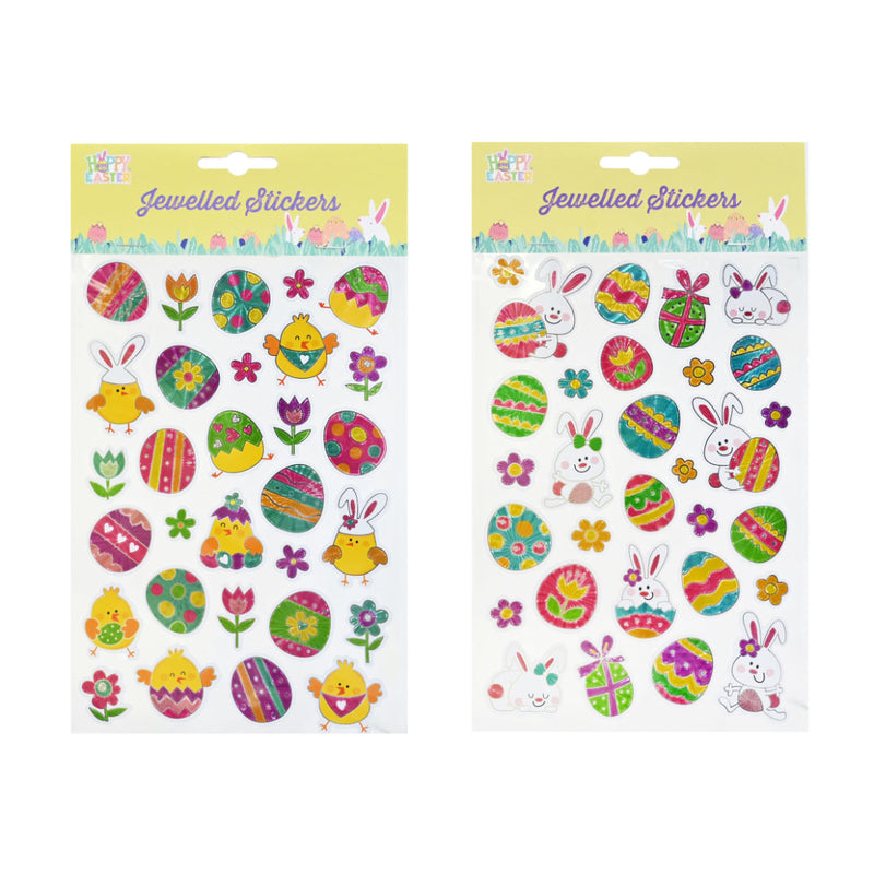 Easter Jewelled Stickers 30pk Assorted image 2