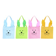 Fabric tote bag with bunny design assorted – thumbnail