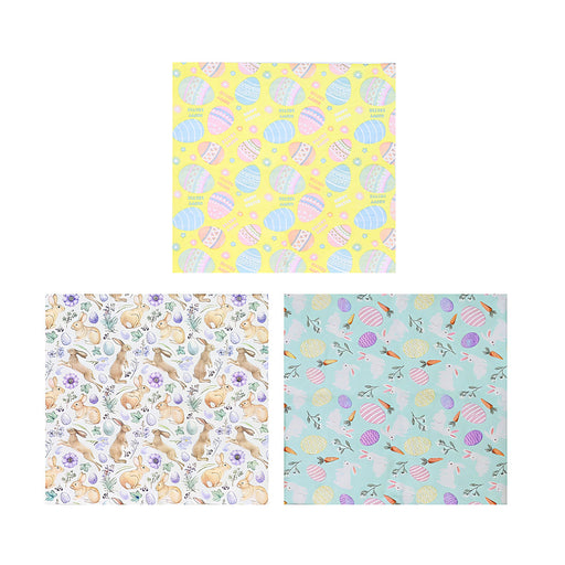 Pack of 20 paper napkins with Easter print