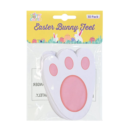 Pack of 30 bunny footprint decals