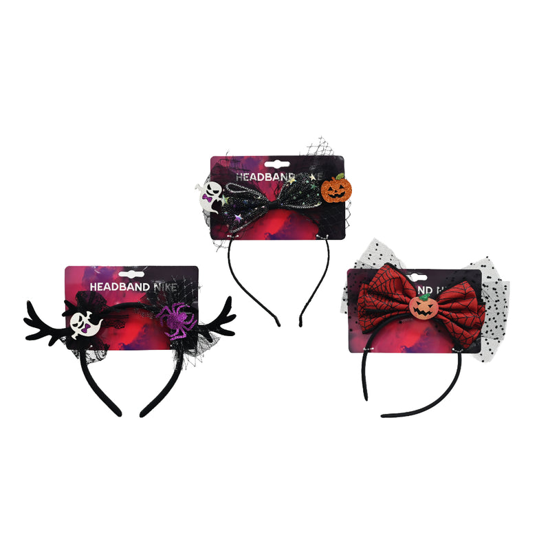 Assorted Halloween bow costume headband