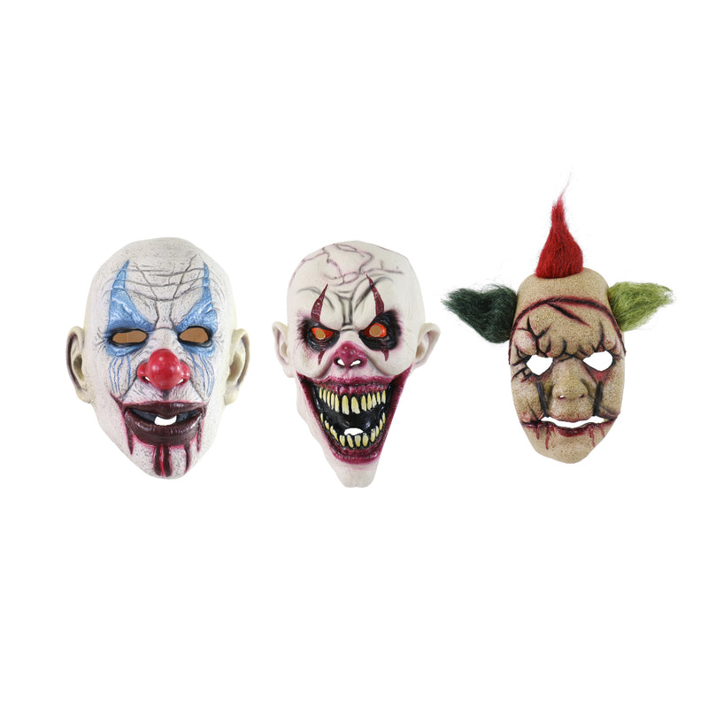 Assorted latex horror clown mask for Halloween costumes
