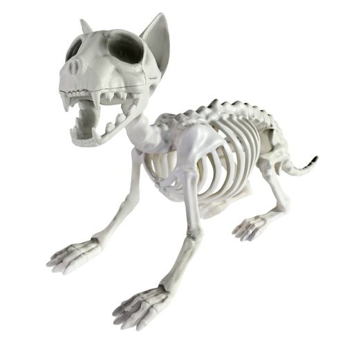 23cm plastic dog skeleton Halloween decoration