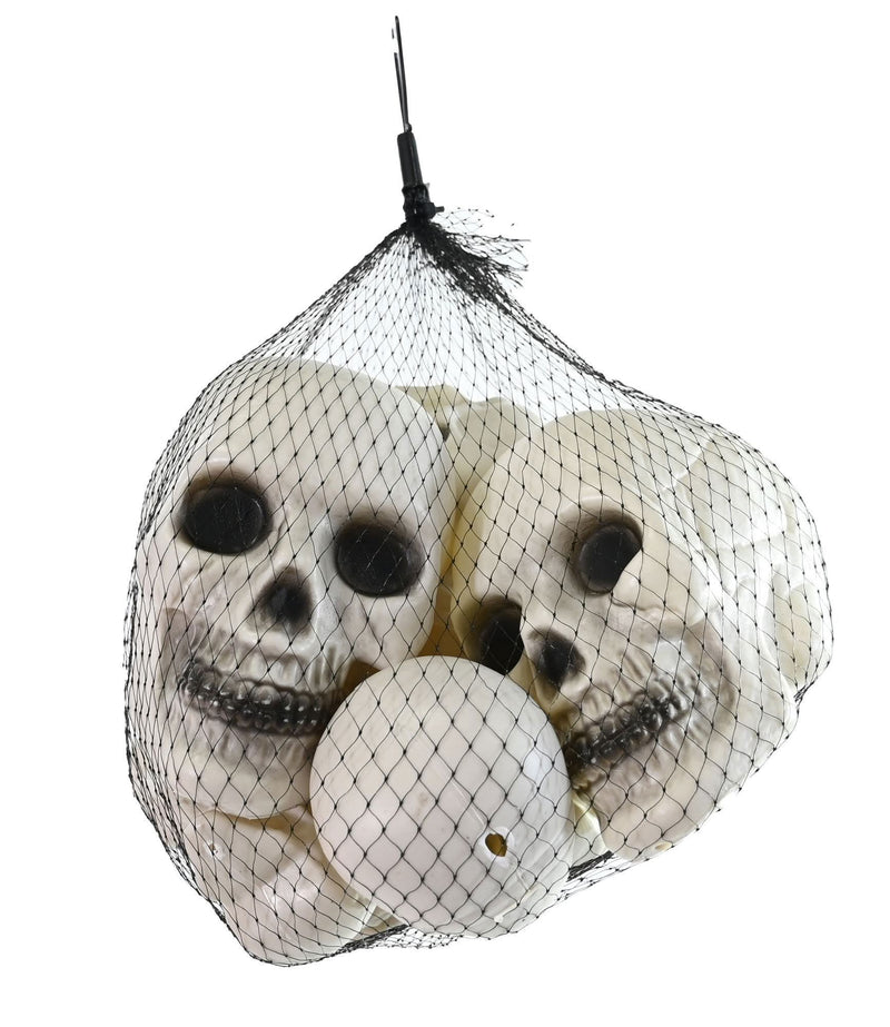 Halloween skull decorations 16 pack