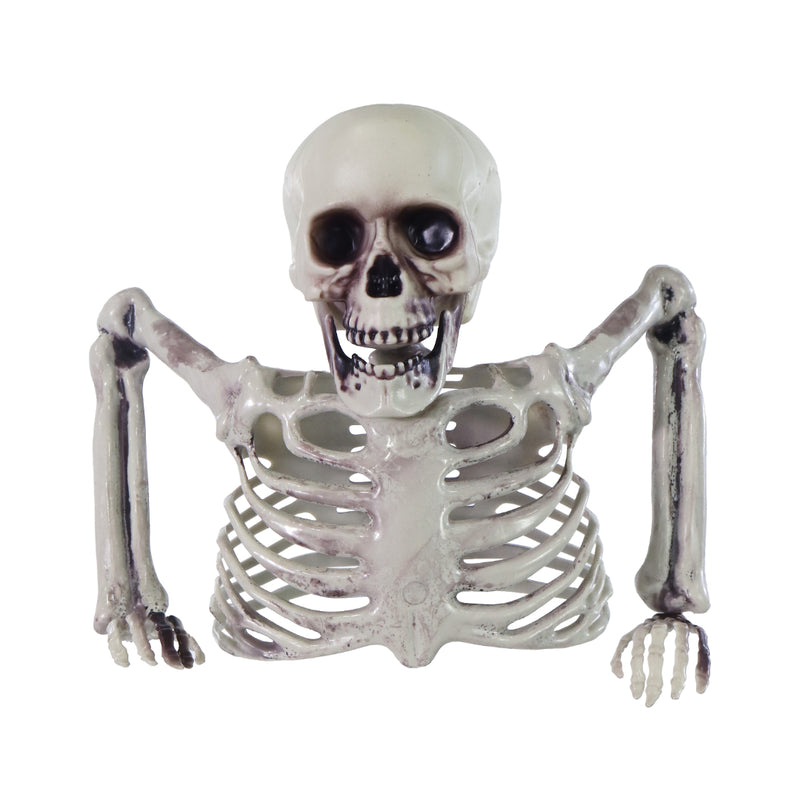 20cm PP plastic half skeleton Halloween decoration
