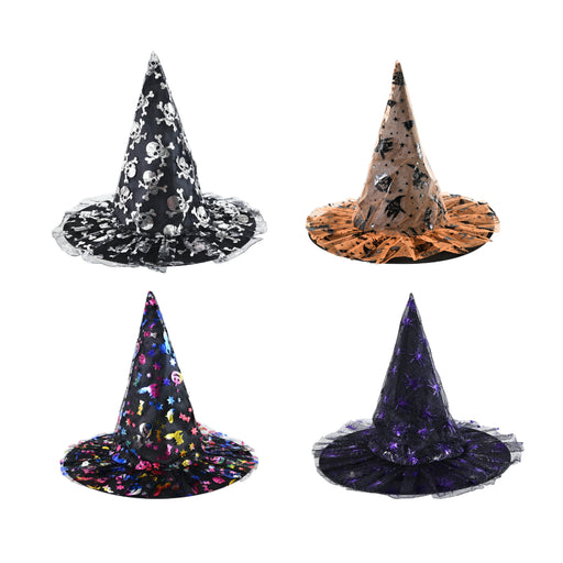 Assorted kids Midnight Magic polyester witch hat for Halloween