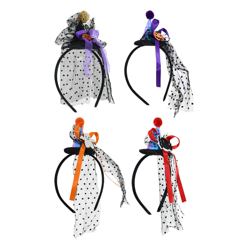 Assorted mini witch hat Halloween costume headband