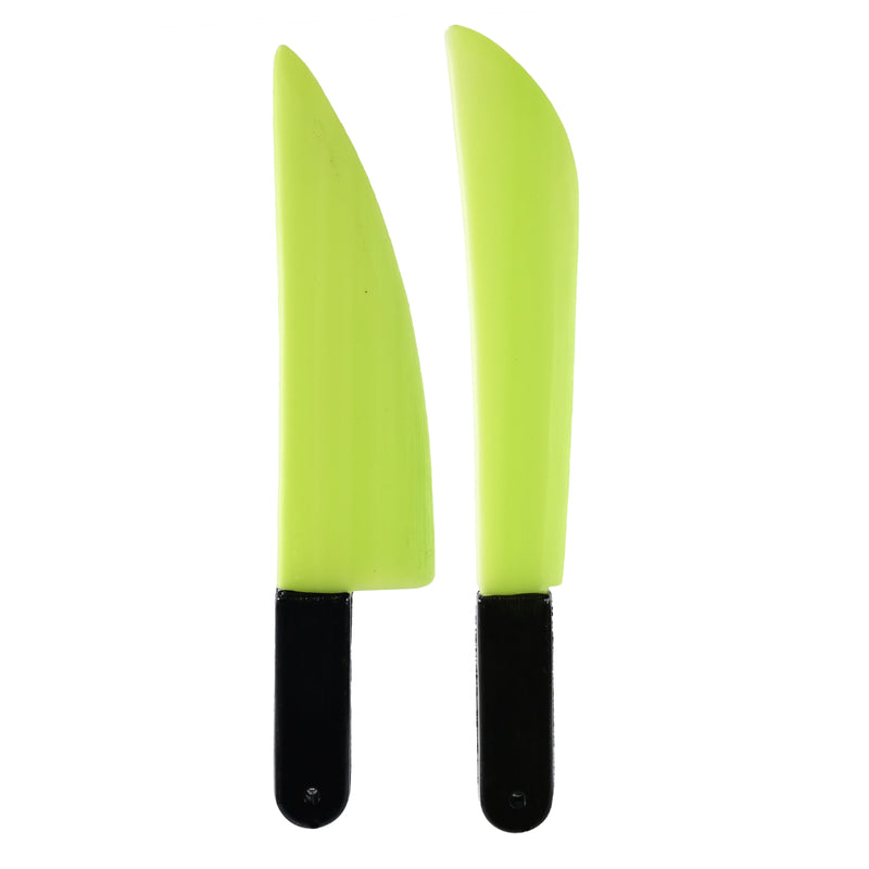 Assorted 40cm glow in the dark novelty Halloween knife prop