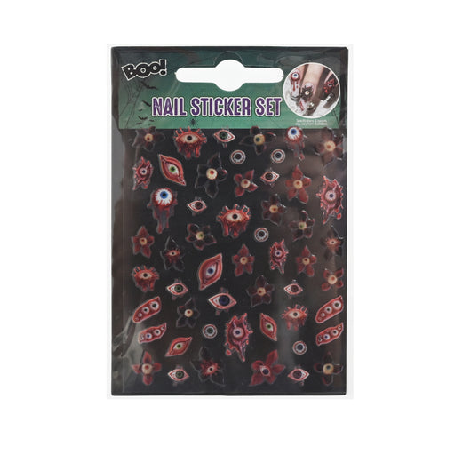 Evil eye Halloween nail sticker set
