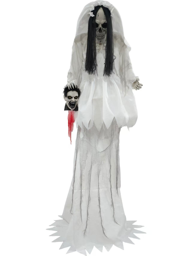 2.5m animated killer bride Halloween decoration