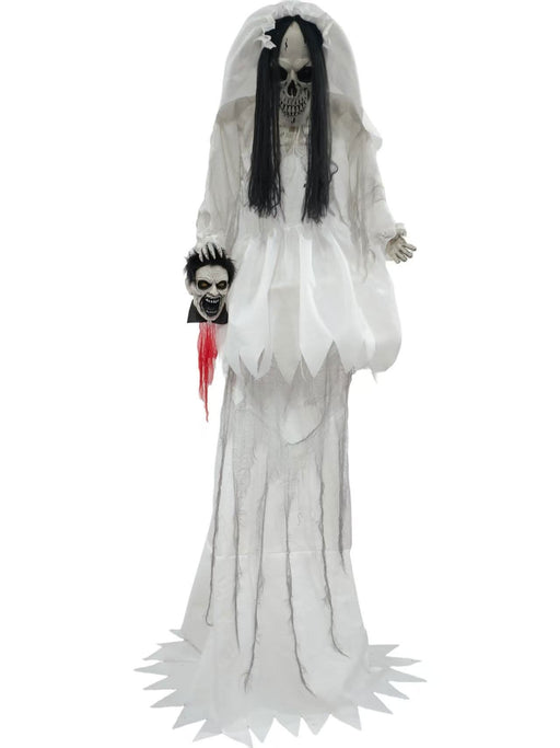 2.5m animated killer bride Halloween decoration