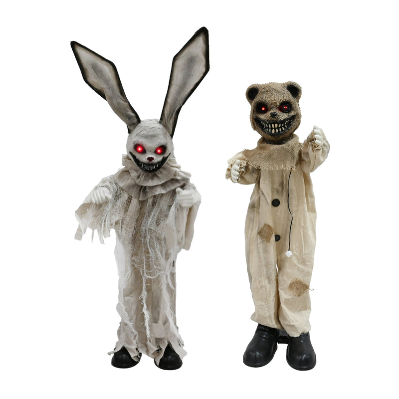 Assorted 83cm animated standing horror animal Halloween decoration