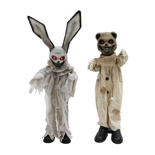 Assorted 83cm animated standing horror animal Halloween decoration