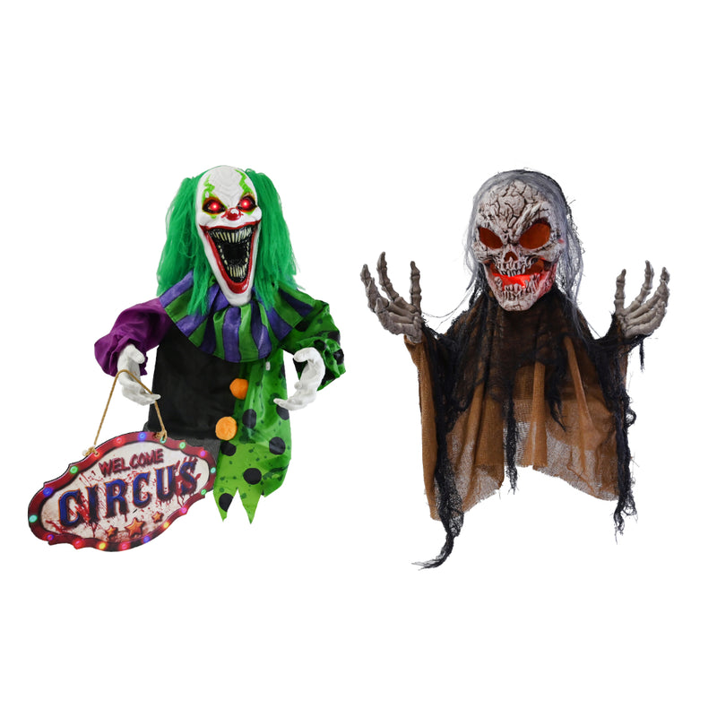 Assorted 1.1m animated shaking ground breaker Halloween decoration