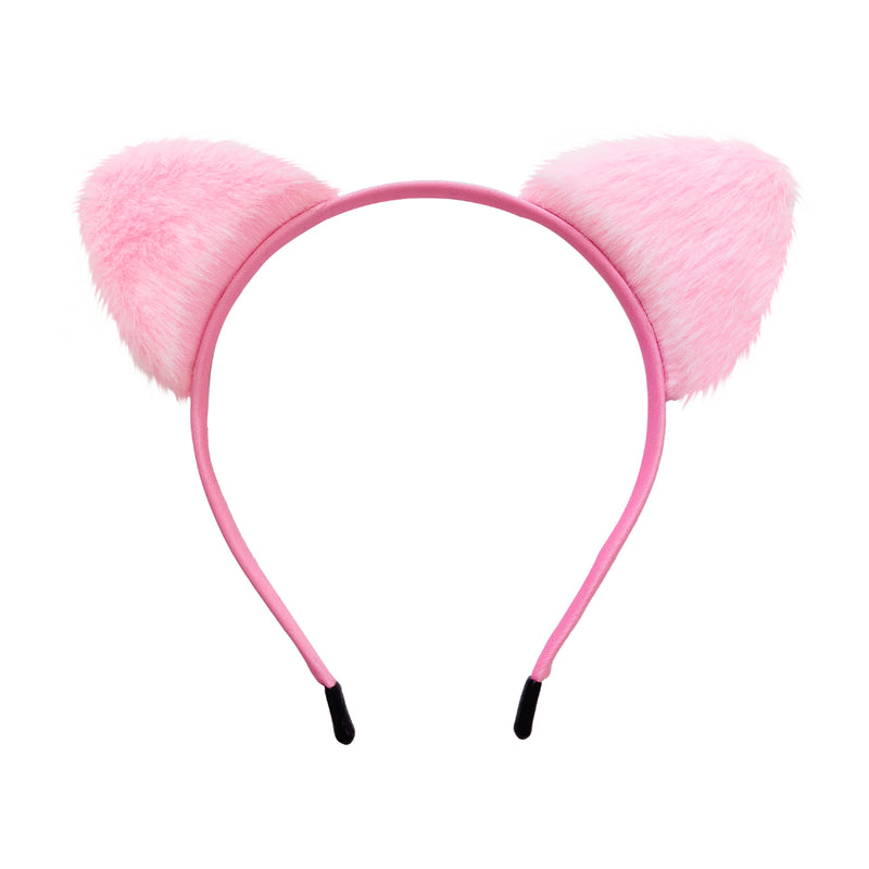 Pink cat ears Halloween costume headband