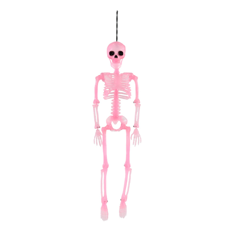 40cm hanging pink skeleton Halloween decoration