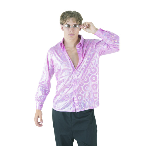 Adult 70s Disco King polyester costume top