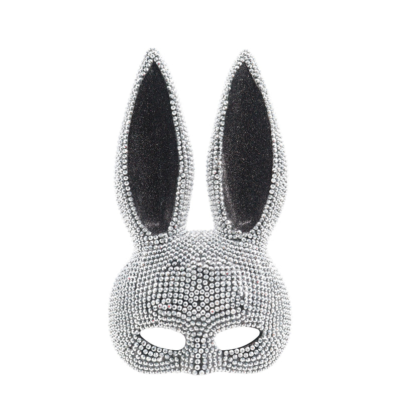 Assorted rhinestone-style bunny Halloween costume mask