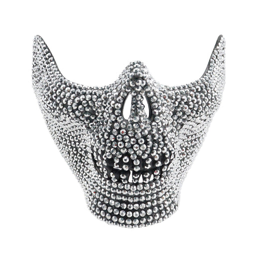 Assorted rhinestone skull mouth Halloween costume mask