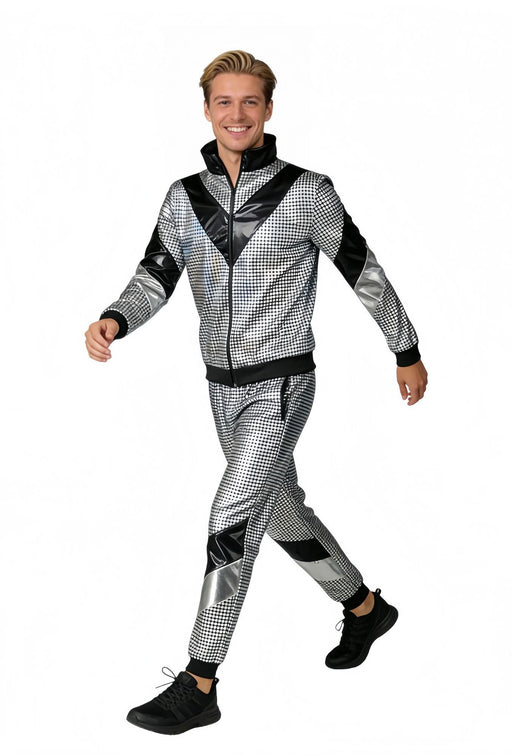 Adult retro chrome runner Halloween costume
