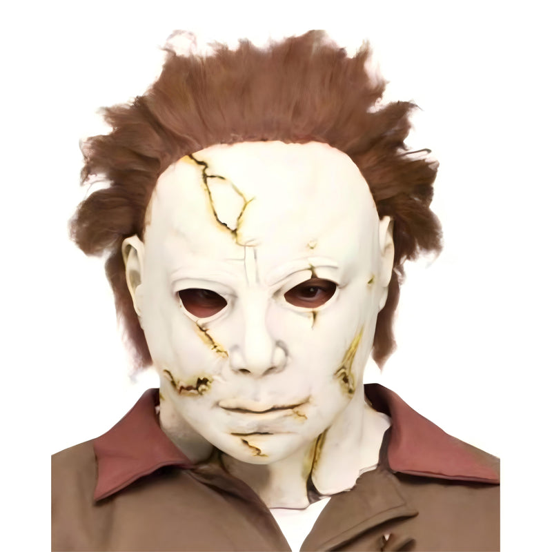 Blade wielding phantom latex Halloween mask