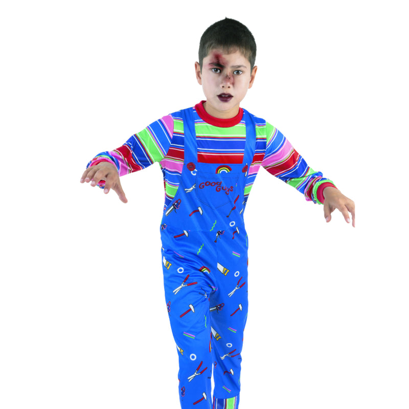 Kids killer doll Halloween jumpsuit costume