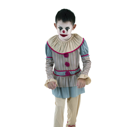 Kids Sewer Nightmare clown costume with top and pants