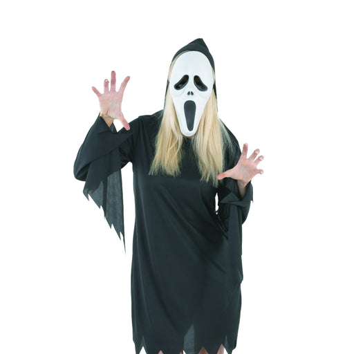 Adult demonic Halloween dress and mask costume