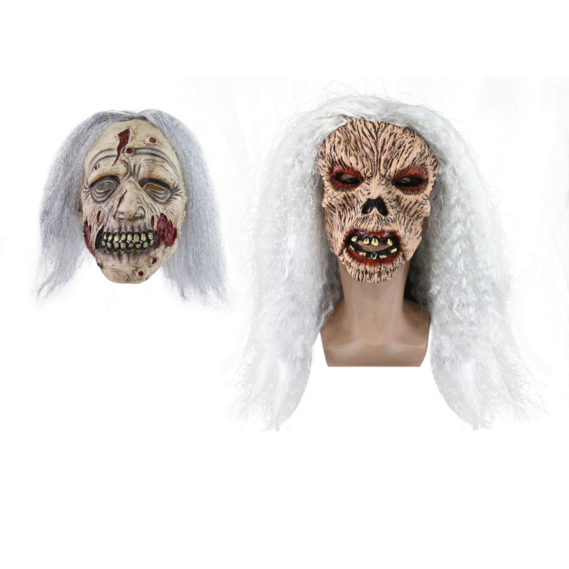 Assorted spooky latex Halloween costume mask