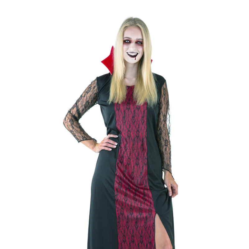 Adult Scarlet Night Duchess gothic Halloween dress costume