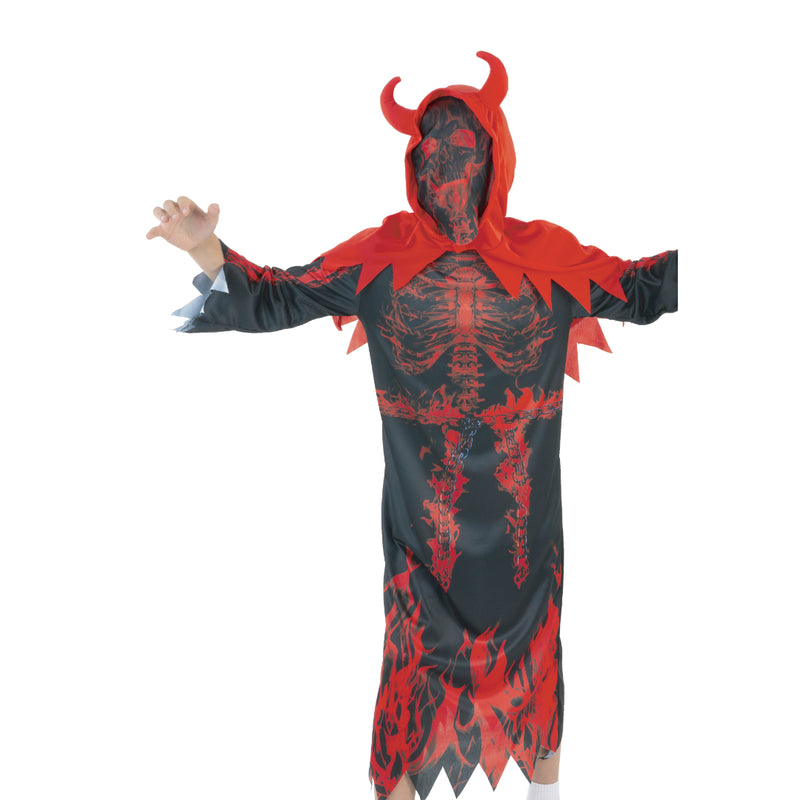 Kids Hellstorm Devil Halloween robe and hood costume