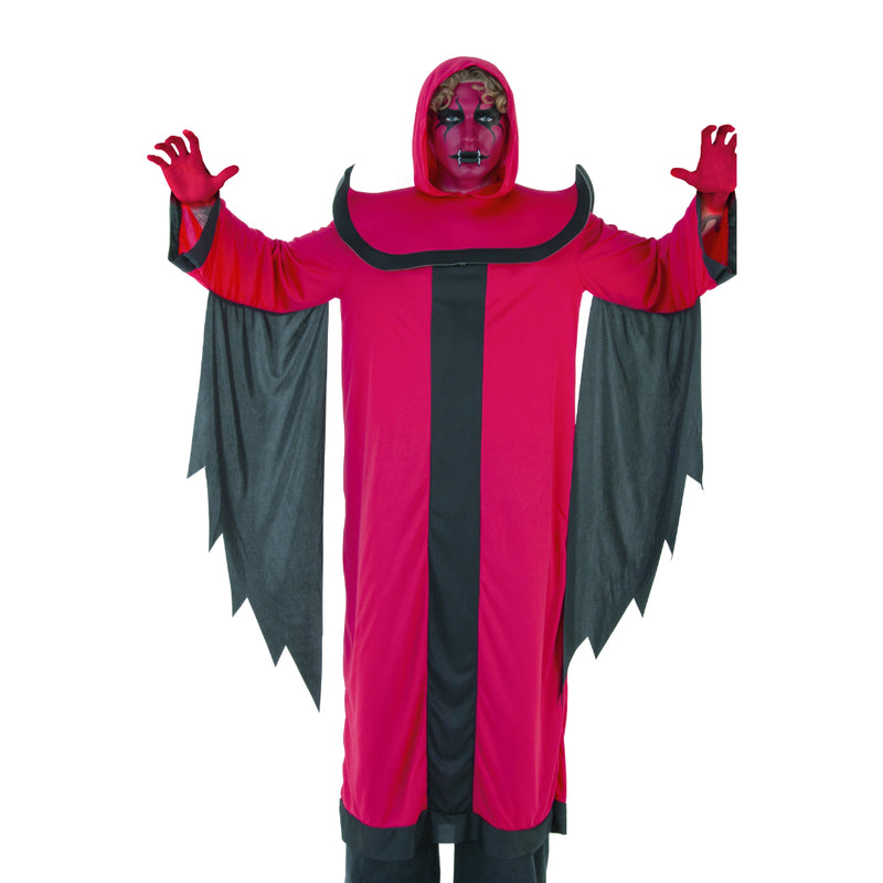 Adult Crimson Hellfire King Halloween robe costume