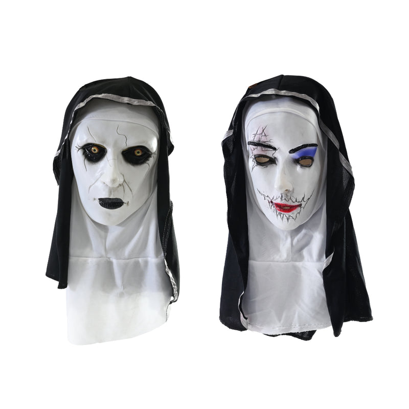 Assorted demonic nun Halloween horror mask