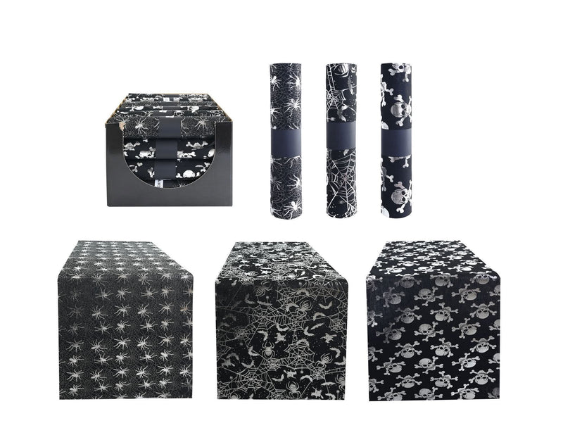 Assorted 3m table runner roll for themed party tables