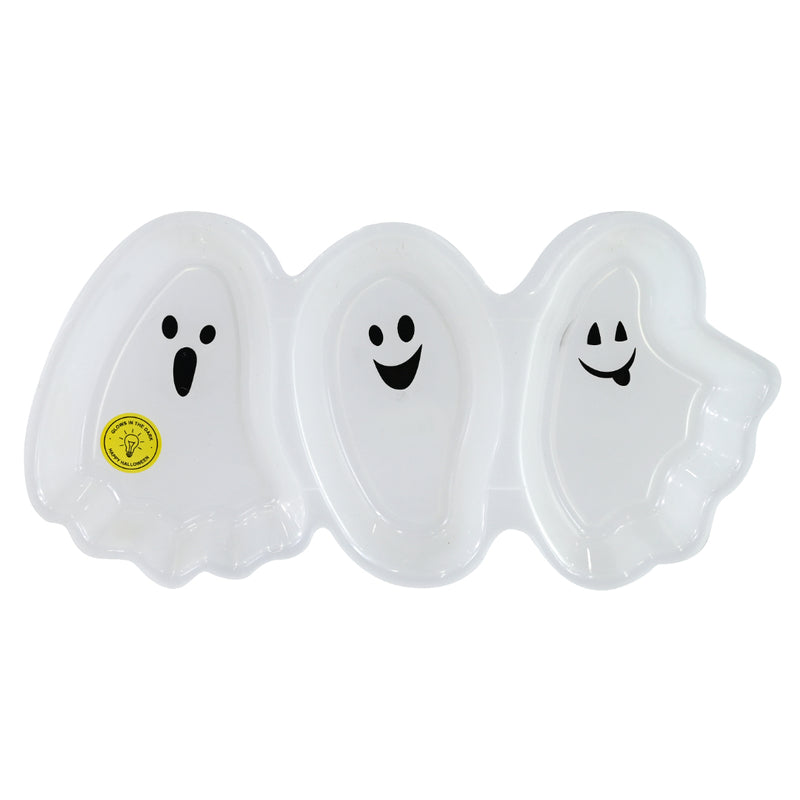 38cm glow in the dark Ghost Parade Halloween figural platter