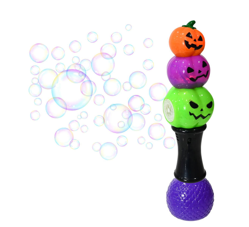 Assorted stacked pumpkin Halloween bubble wand