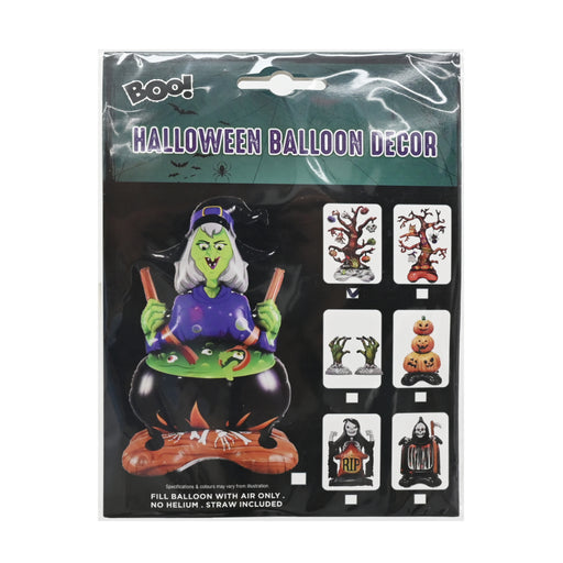 Assorted creepy Halloween aluminium foil balloon decorations