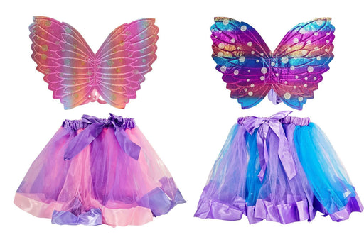 Assorted rainbow angel fantasy costume set
