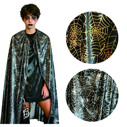 Assorted adult metallic polyester costume cape