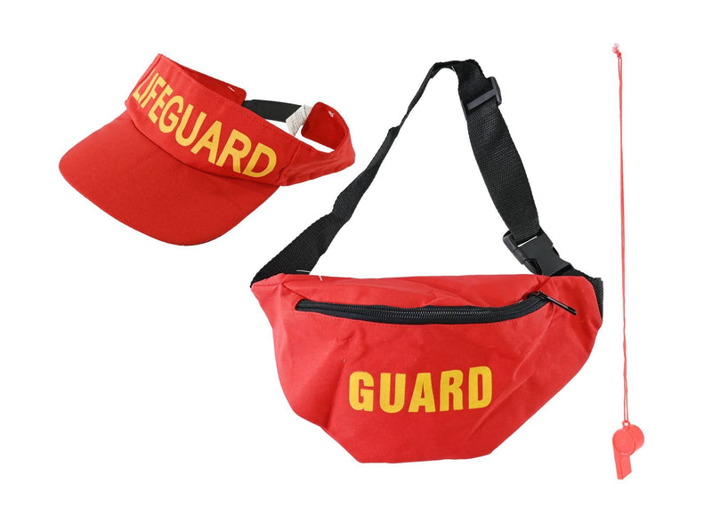 Lifeguard costume accessory set for fancy dress