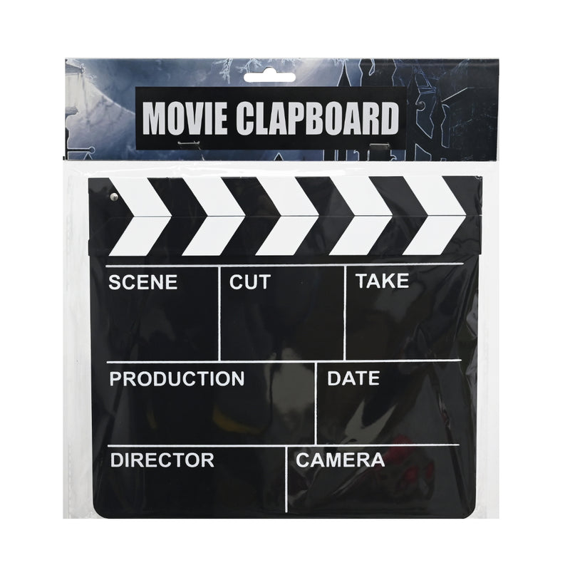 Plastic film slate novelty movie costume and photo prop
