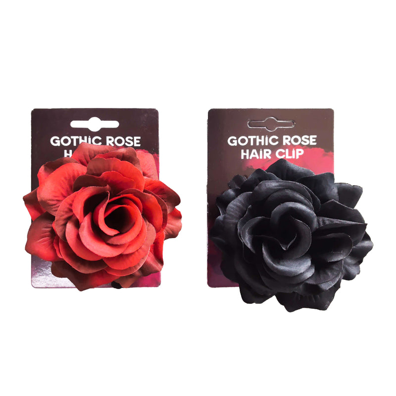 Assorted gothic rose Halloween hair clip