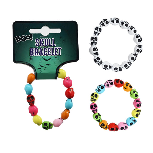 Assorted skull Halloween costume bracelet
